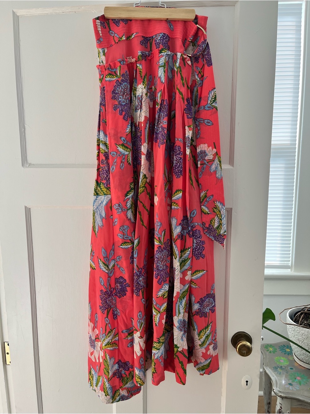 Diane Von Furstenberg Floral Wrap Skirt